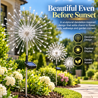 ☀️Solar Dandelion Garden Light – Charges by Day, Glows After Dark ✨