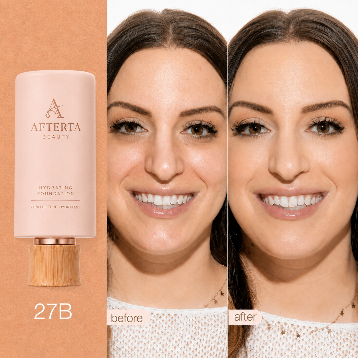 Full Coverage Serum Foundation & FREE Brush